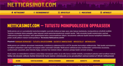 Desktop Screenshot of netticasinot.com